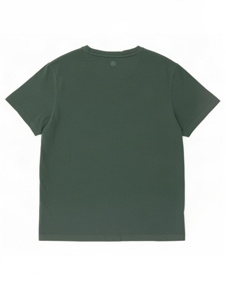Fat Face Herre T-Shirt Top Stor Grøn Bomuld