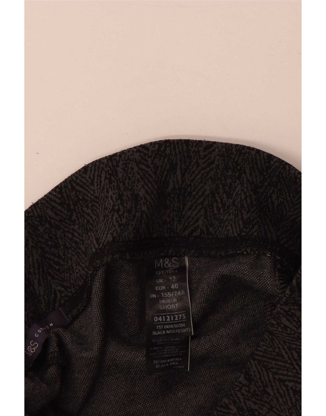 Marks & Spencer Womens Leggings UK 12 Medium Grey Sildebenspolyester
