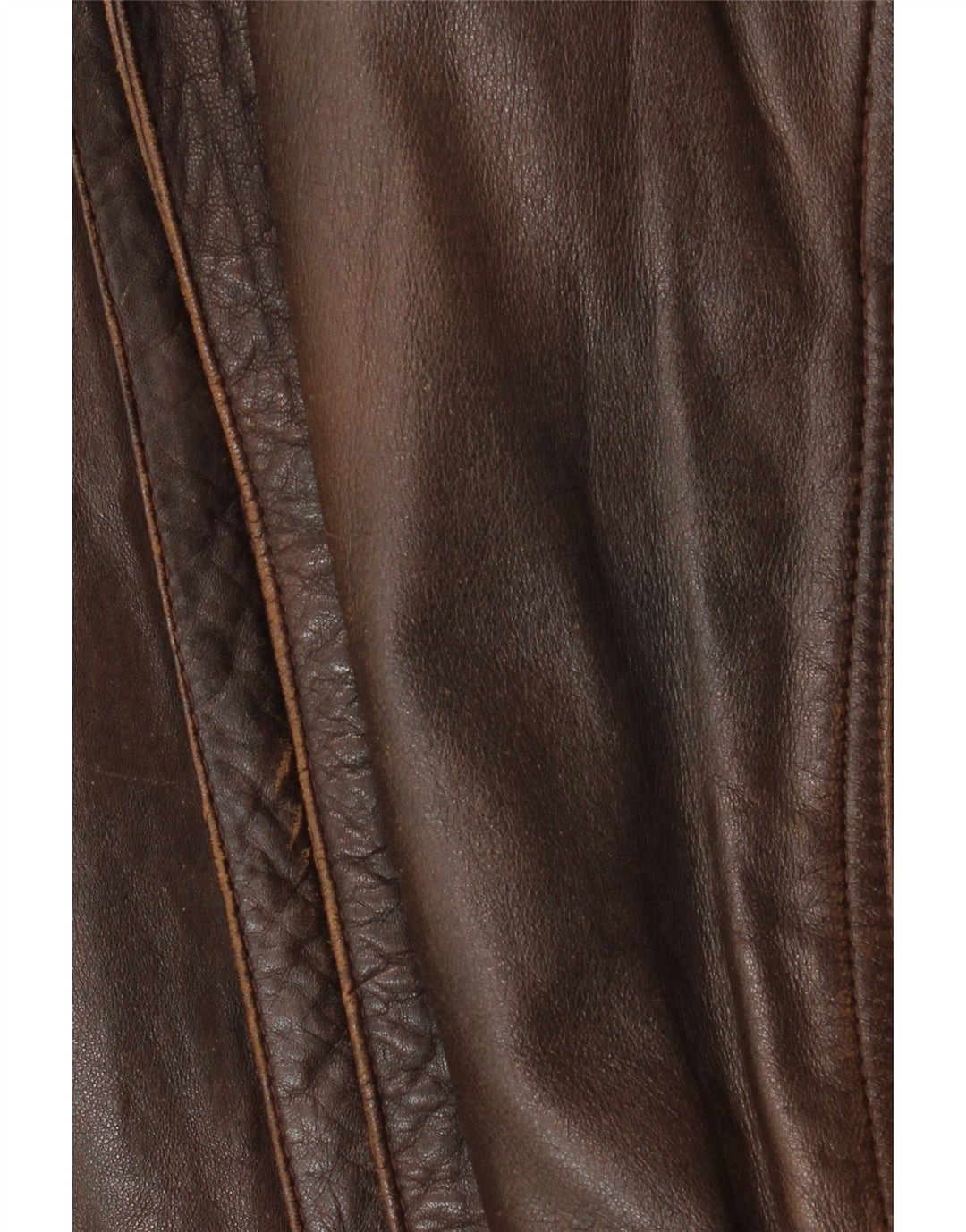 Vintage herre læderjakke IT 52 XL Brun