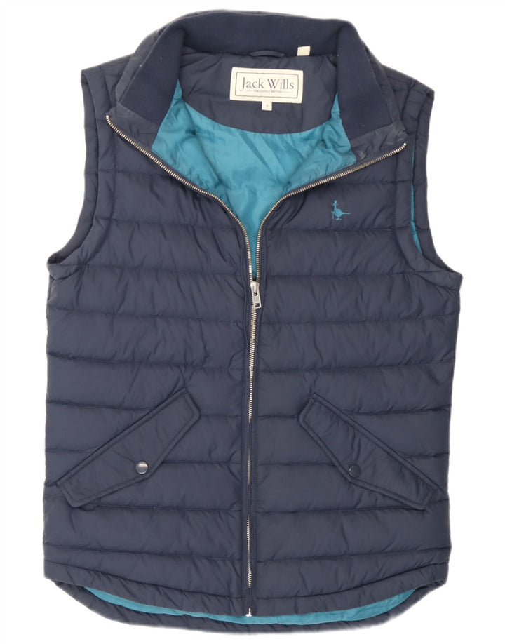 Jack Wills Herre Polstret Gilet UK 36 Small Navy Blue