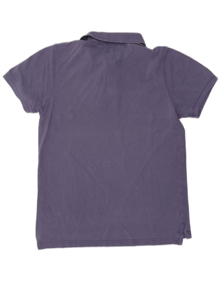 Tommy Hilfiger Herre poloshirt Stor marineblå bomuld