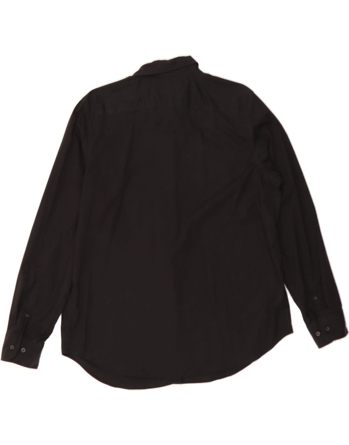 CHAPS Womens Shirt UK 18 XL Black Cotton Vintage Chaps and Second-Hand Chaps from Messina Hembry 