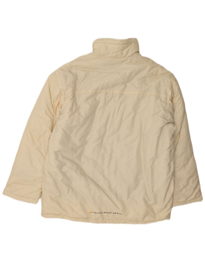 Lotto Herre polstret jakke UK 36/42 Medium Off White Nylon