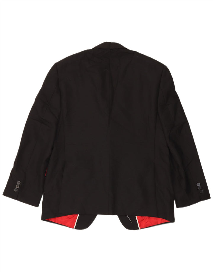 Marks & Spencer Herre 1-knap blazerjakke UK 42 XL Sort Uld
