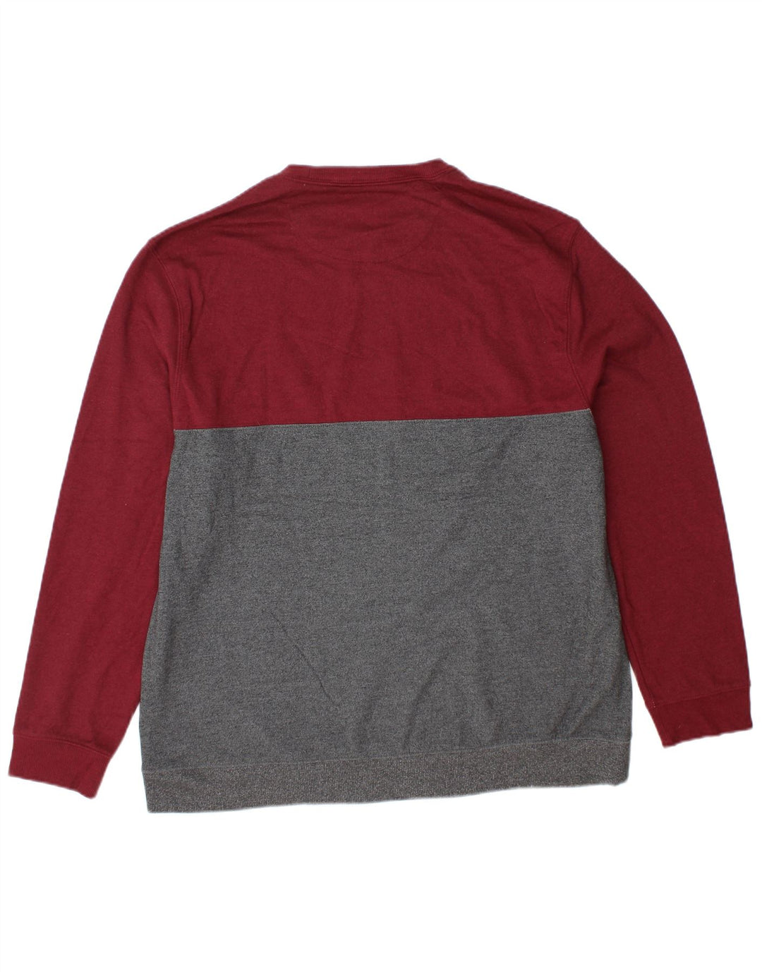 IZOD Sweatshirt til mænd XL Grå Colourblock Polyester