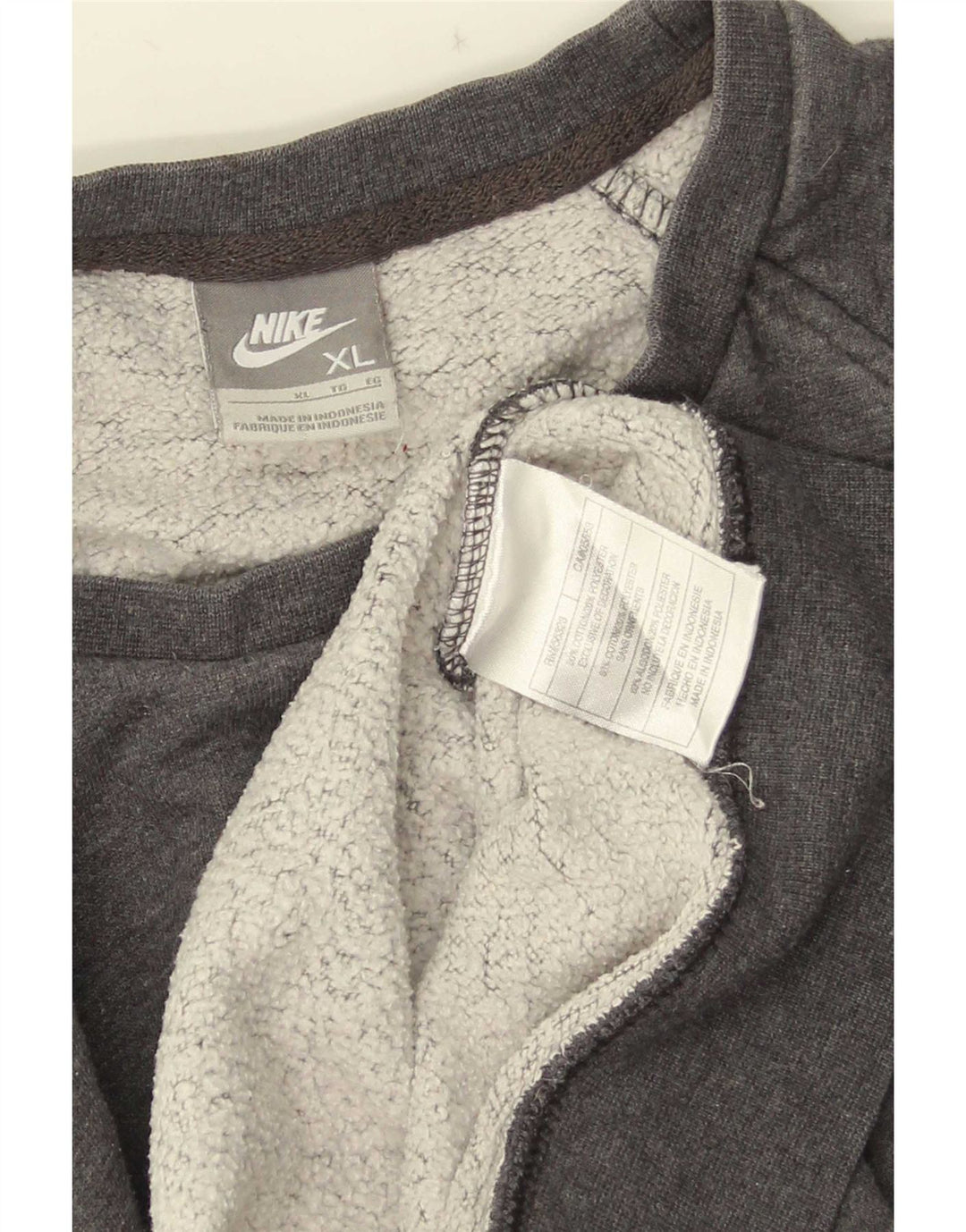 Nike Sweatshirt Jumper til mænd XL Grå bomuld