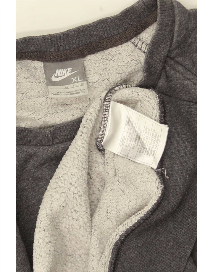 Nike Sweatshirt Jumper til mænd XL Grå bomuld