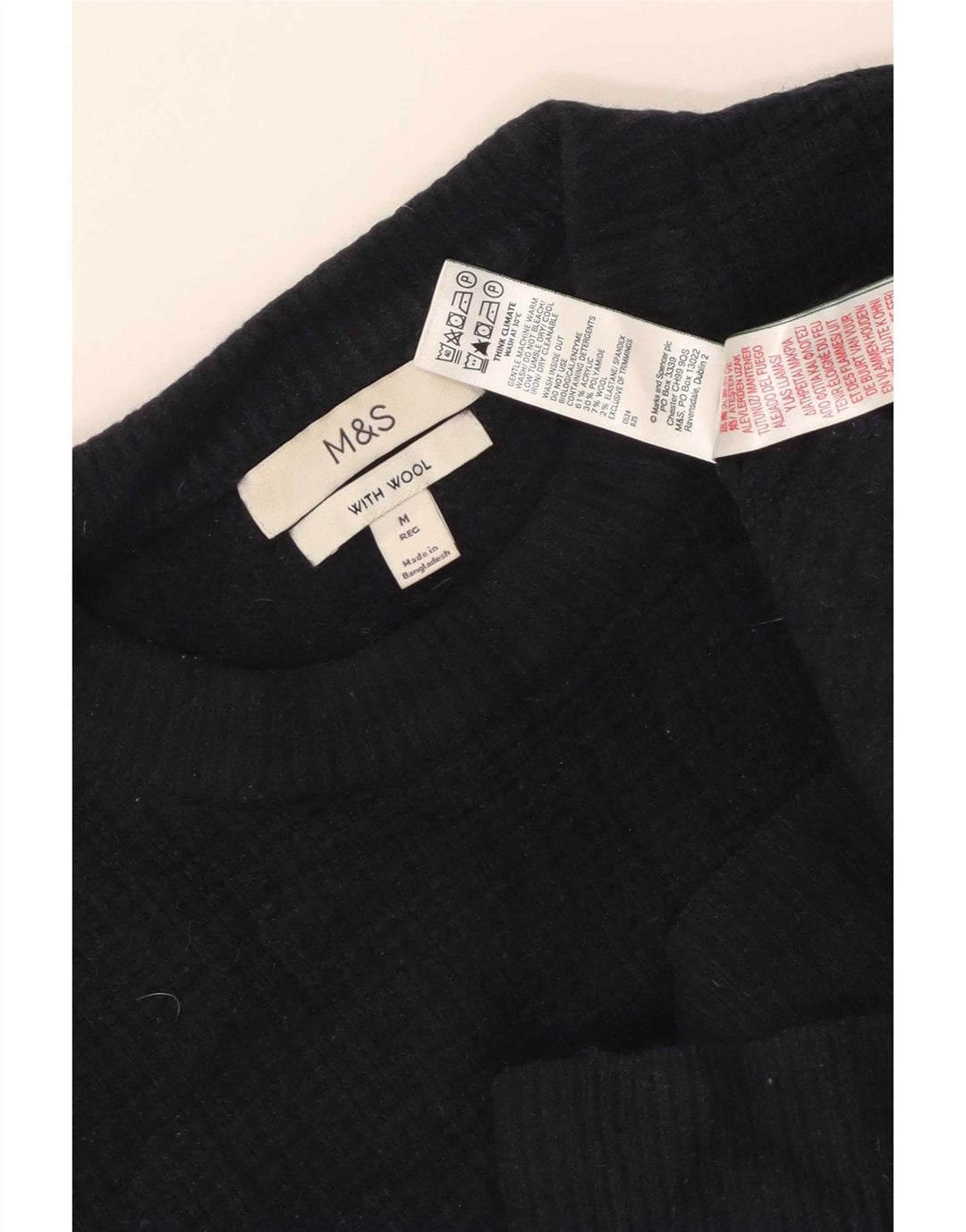 Marks & Spencer Herre Medium Marineblå Akryl