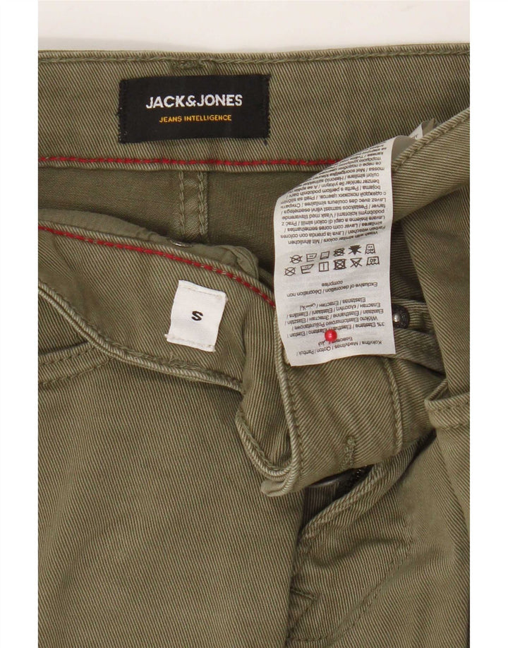 Jack & Jones Herre Regular Fit Casual Shorts Små W29 Khaki Bomuld