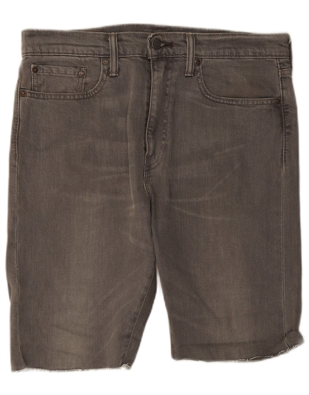 Levi's Herre 522 denimshorts W32 mellemgrå bomuld