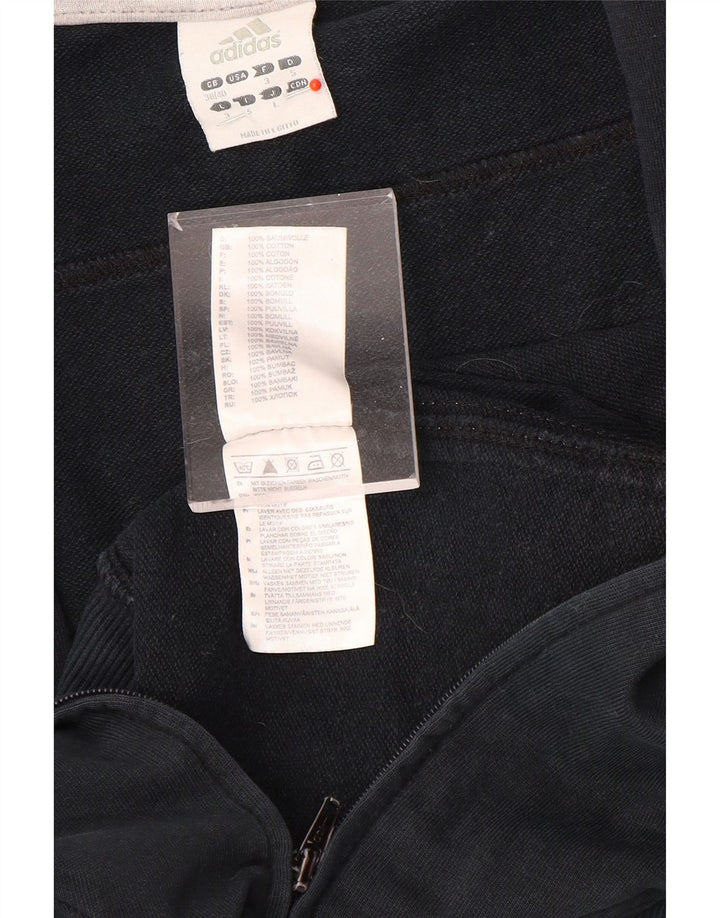 Adidas Træningsdragt til mænd Topjakke UK 38/40 Medium Sort Bomuld
