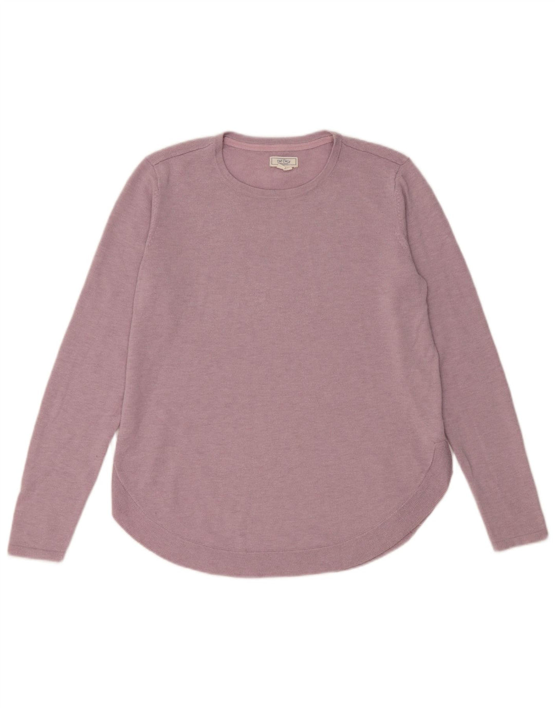Fat Face Dame Oversized Crew Neck Jumper Sweater UK 10 Small Purple