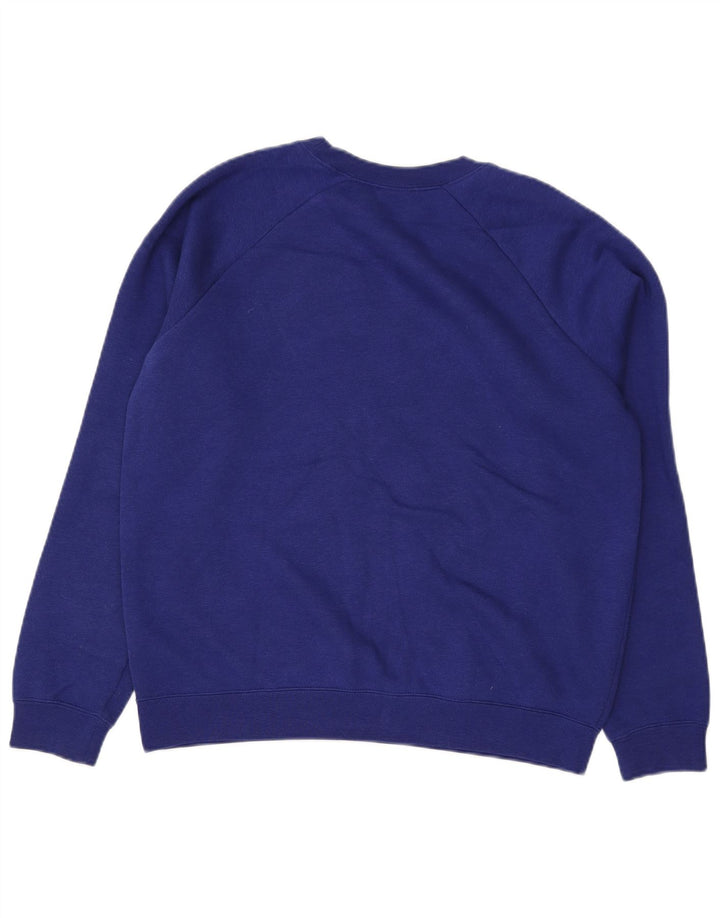 NIKE Mens Sweatshirt Jumper Medium Navy Blue Cotton