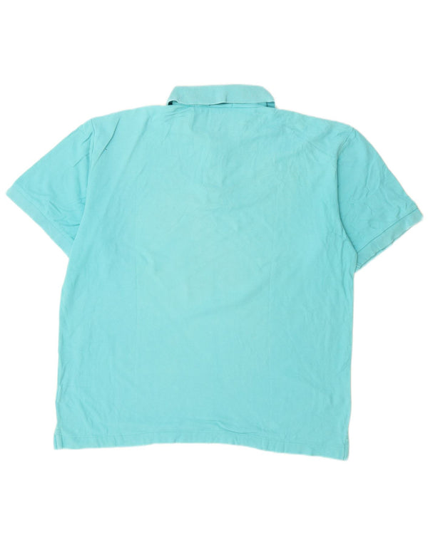 Fila Mens Polo Shirt IT 54 XL Blue Cotton