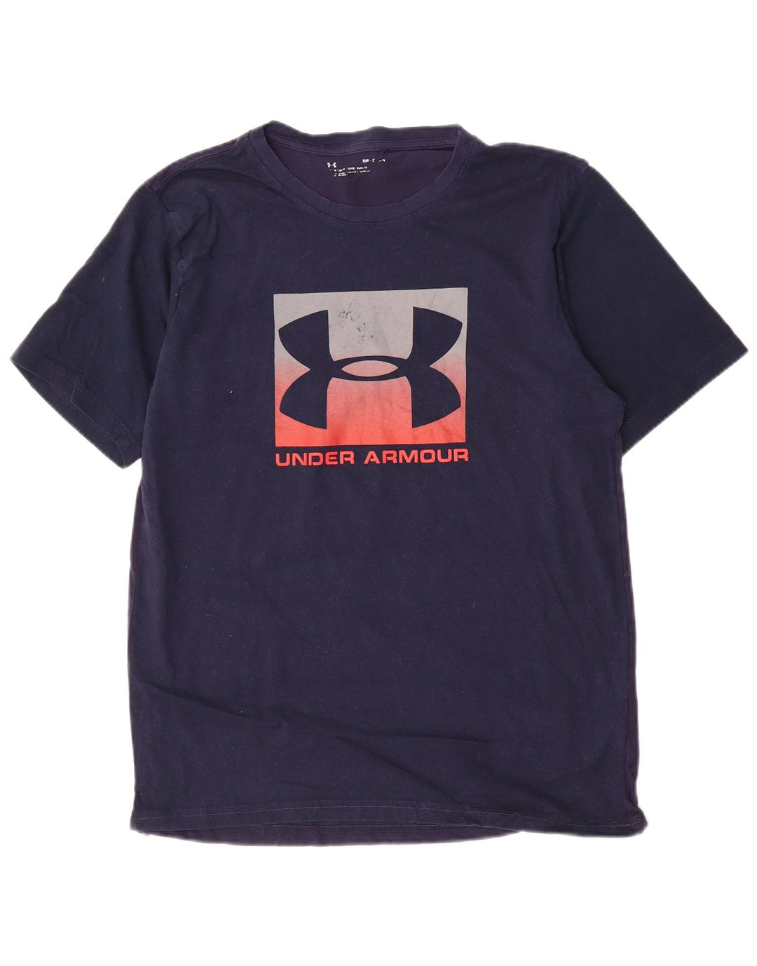 Under Armour Herre grafisk T-shirt Top Lille marineblå bomuld