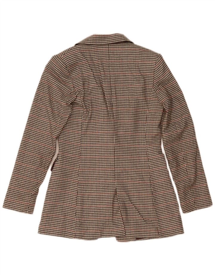 Massimo Dutti Dame Dobbeltradet Blazer Jakke EU 34 2XS Beige