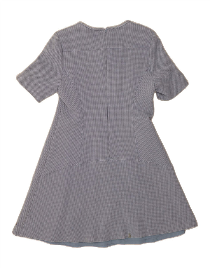 TOMMY HILFIGER Womens Abstract Pattern A-Line Dress US 10 Large Blue Vintage Tommy Hilfiger and Second-Hand Tommy Hilfiger from Messina Hembry 
