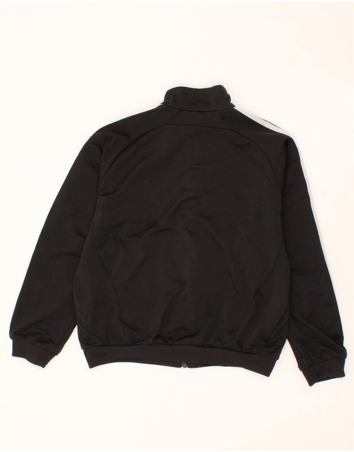 ADIDAS Boys Tracksuit Top Jacket 9-10 Years Black Polyester Vintage Adidas and Second-Hand Adidas from Messina Hembry 
