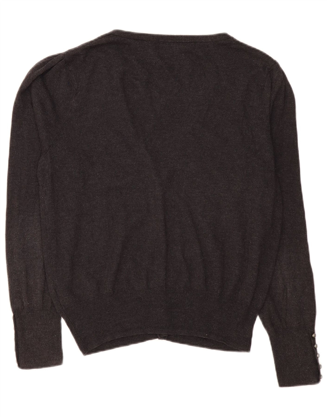 MARKS & SPENCER Dame cardigan sweater UK 16 Large Grey Viscose