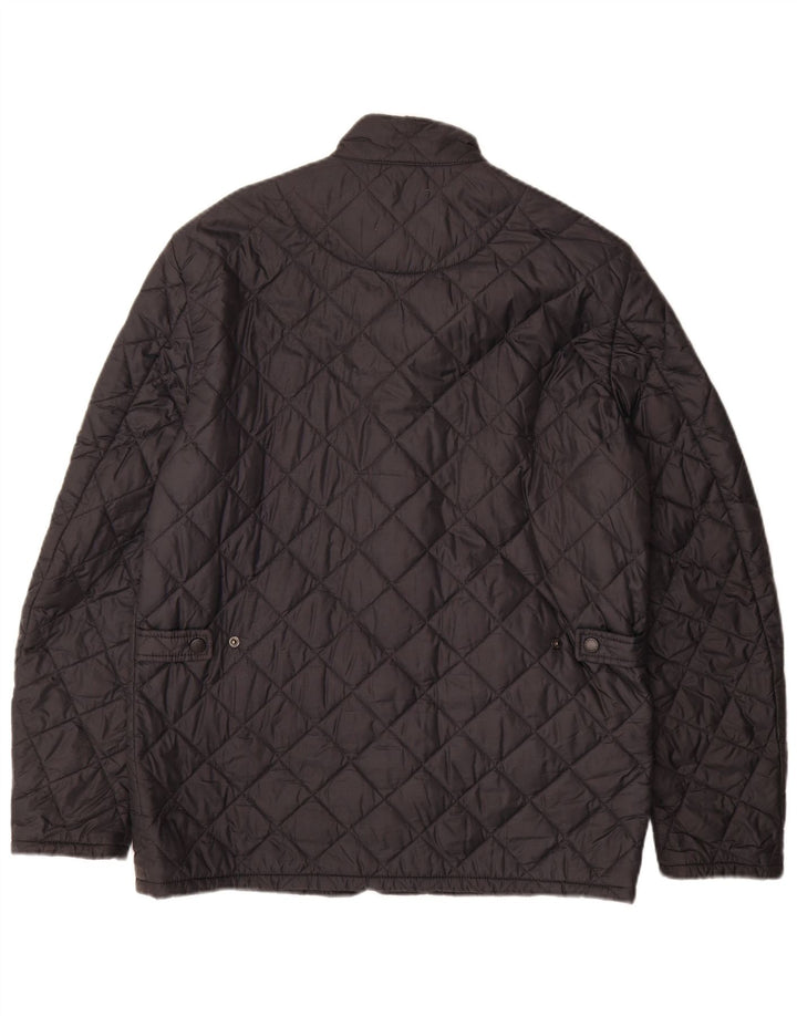 Barbour Herre quiltet jakke UK 38 Mellem marineblå polyamid