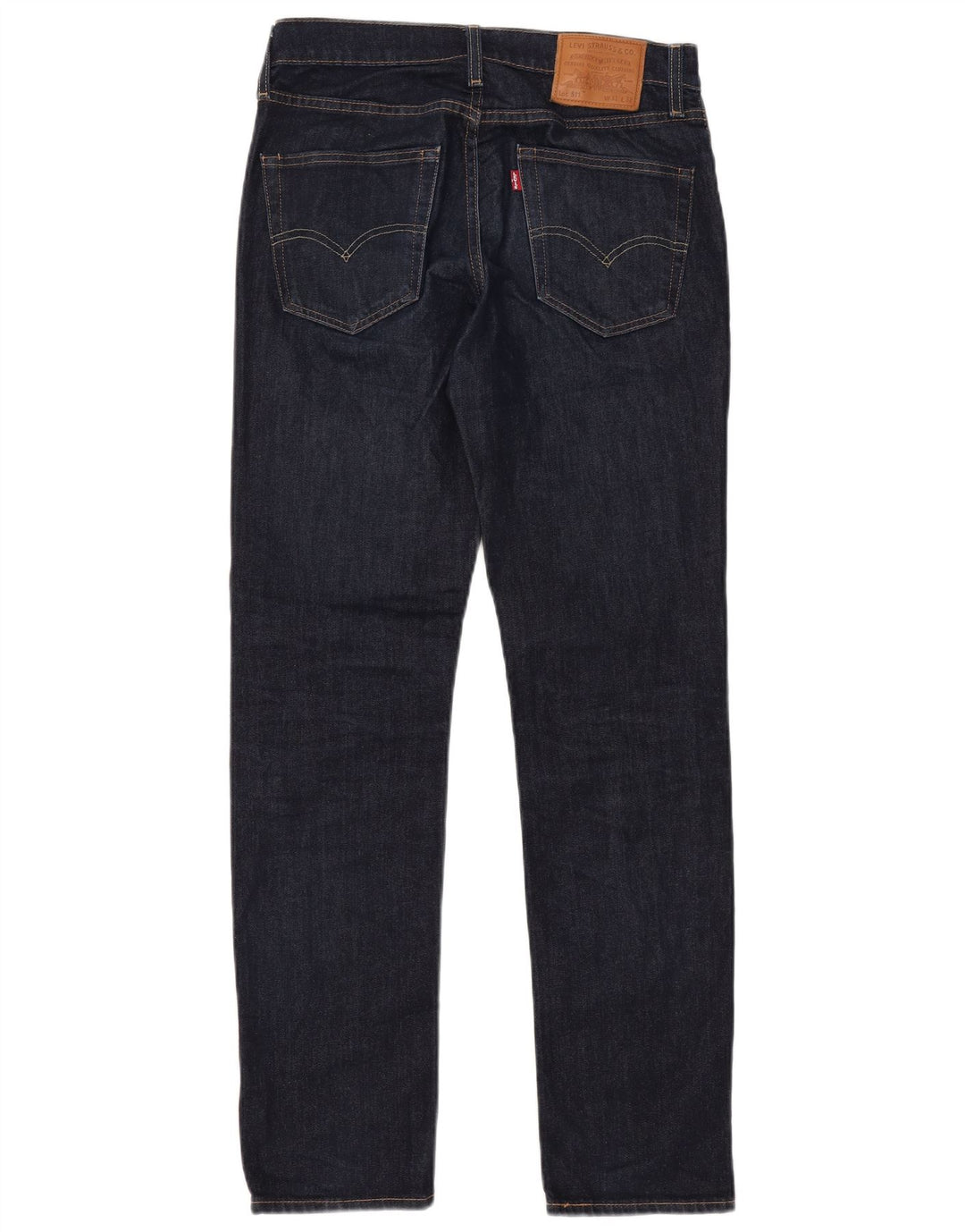 Levi's Herre 511 Slim Jeans W31 L32 Marineblå Bomuld Classic