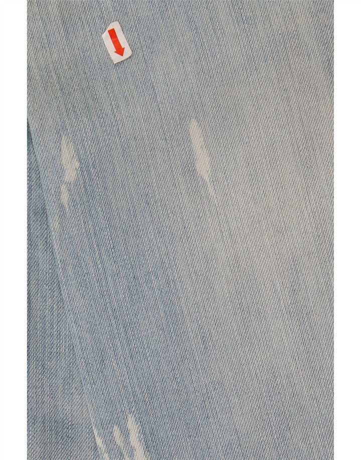 REPLAY Herre Straight Jeans W36 L34 Blå Bomuld