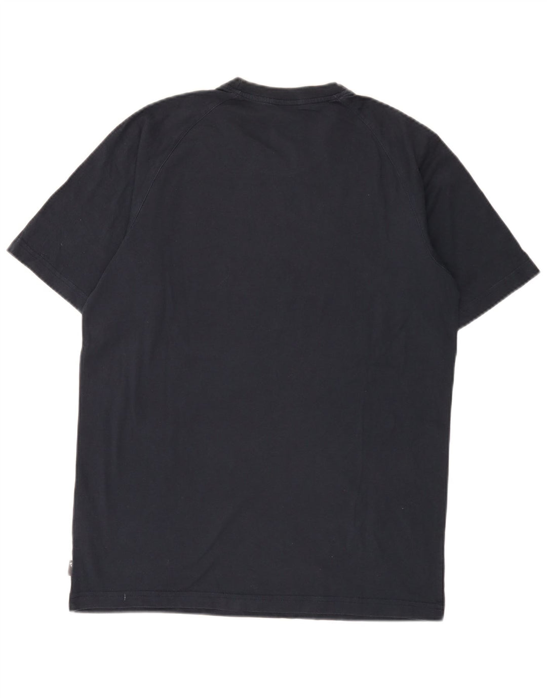 Adidas Herre grafisk T-shirt Top Medium Marineblå Bomuld