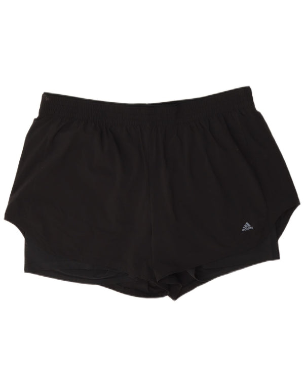 Adidas sportsshorts til kvinder UK 24/26 2XL sort polyamid