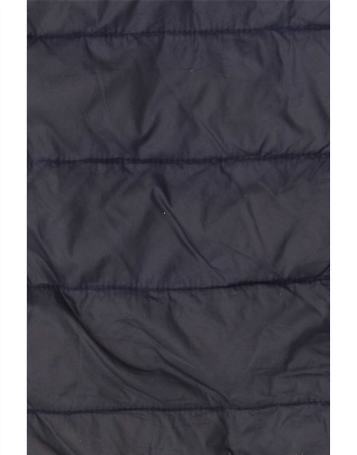 Weird Fish Herre polstret jakke UK 40 Large Navy Blue Nylon
