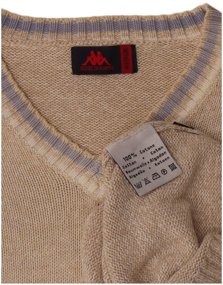 Kappa Herre V-hals sweater Medium Beige Bomuld