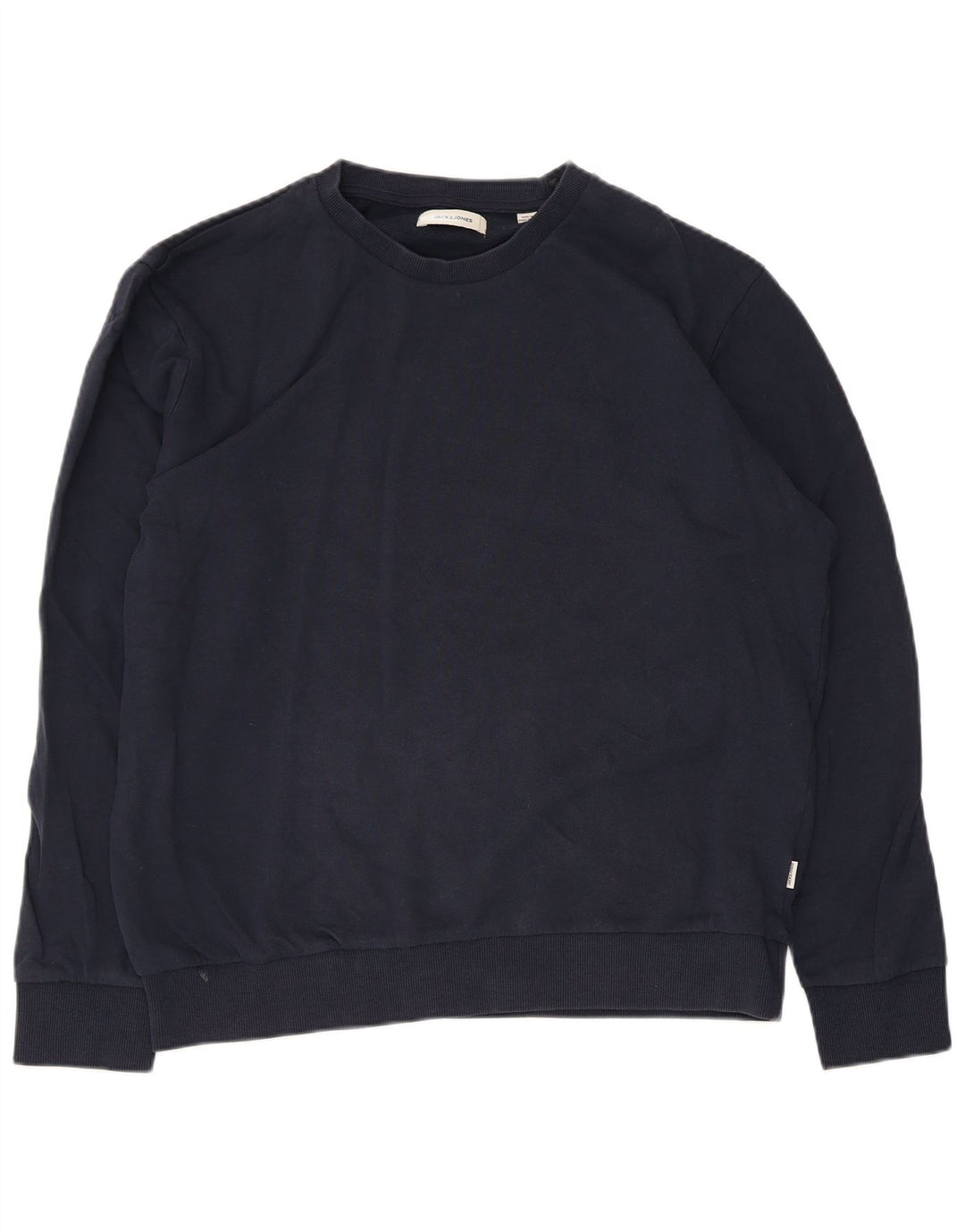 Jack & Jones Herre Sweatshirt Jumper XL Navyblå bomuld