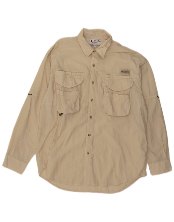 Columbia Herreskjorte Medium Beige Nylon