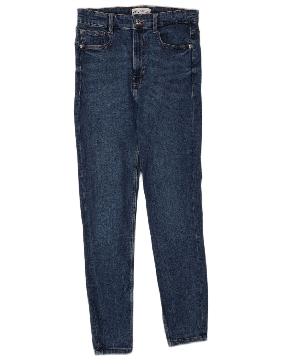Zara Dame Skinny Jeans EU 40 Medium W30 L27 Blå