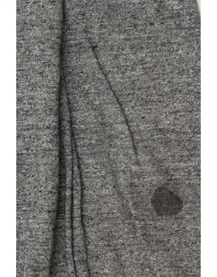 NIKE Womens Hoodie Jumper UK 14 Medium Grey Flecked Cotton Vintage Nike and Second-Hand Nike from Messina Hembry 