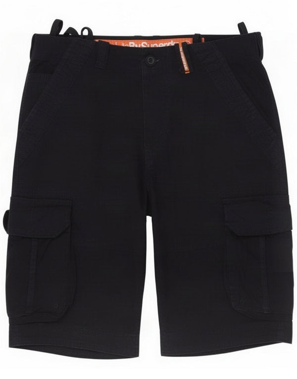 Superdry Herre Cargo Shorts Medium W32 Marineblå Bomuld