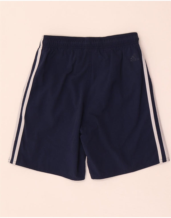 Adidas drenge grafiske sportsshorts 11-12 år marineblå nylon