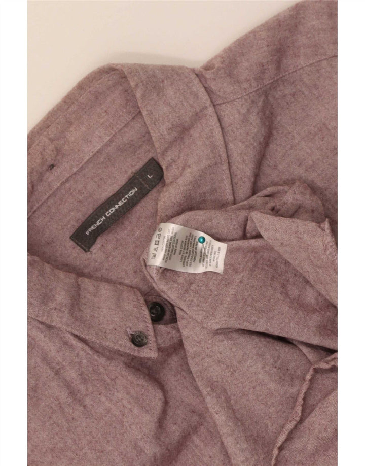 French Connection Herreskjorte Stor Pink Bomuld