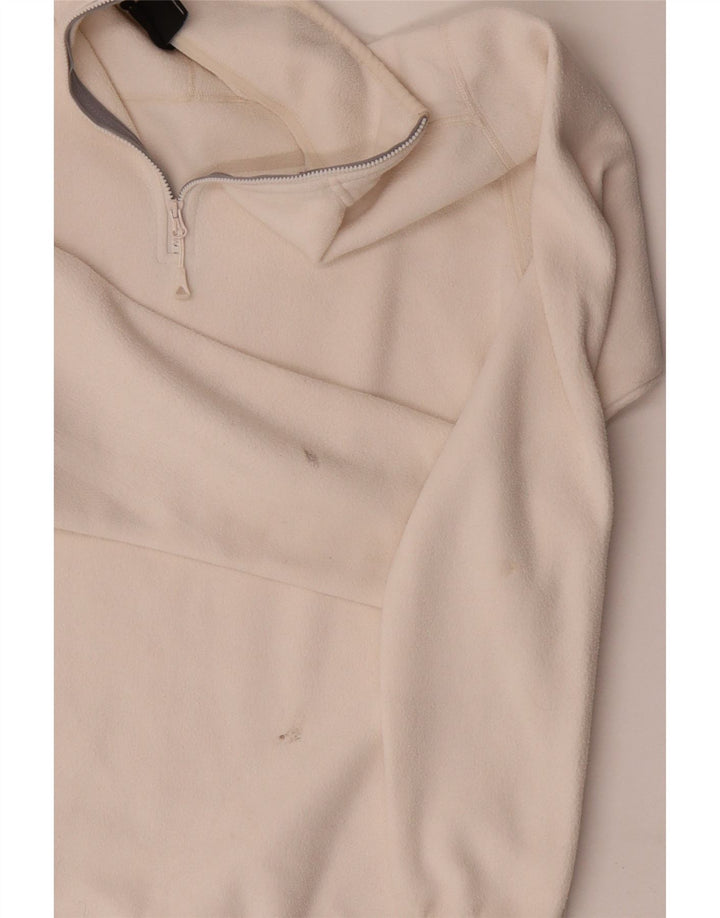 The North Face Herre lynlåshals Fleece Jumper Medium White Polyester