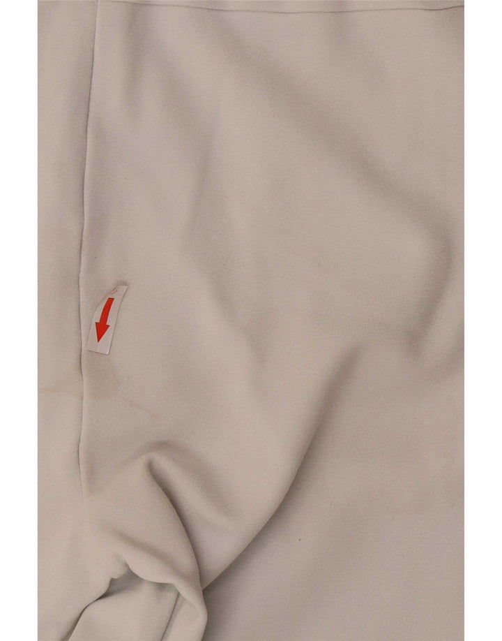 Adidas Womens Crop træningsdragt Bukser UK 12/14 Medium White Rayon