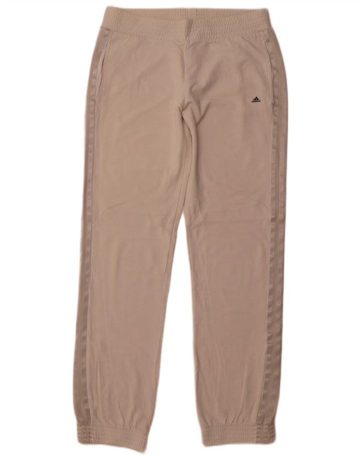 Adidas Dame træningsdragt Bukser Joggers UK 12 Medium Beige Bomuld
