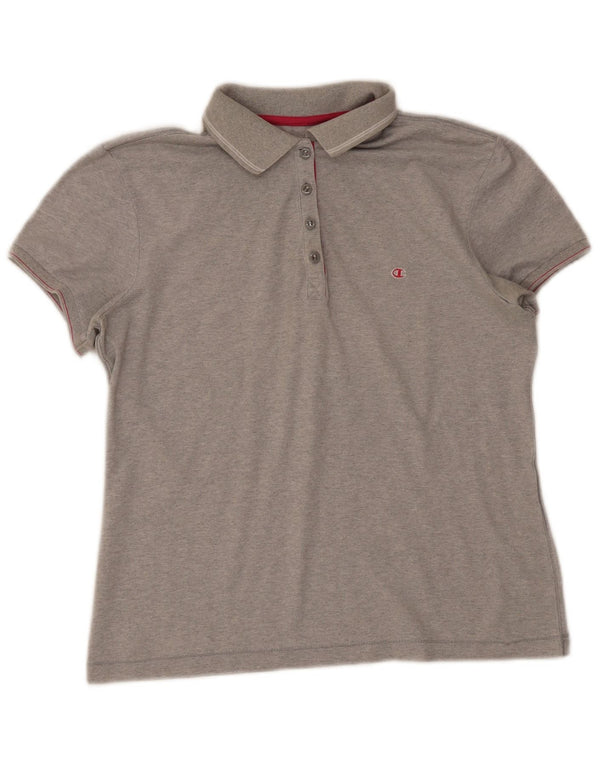Champion Dame Herritage Fit Polo Shirt UK 18 XL Grå