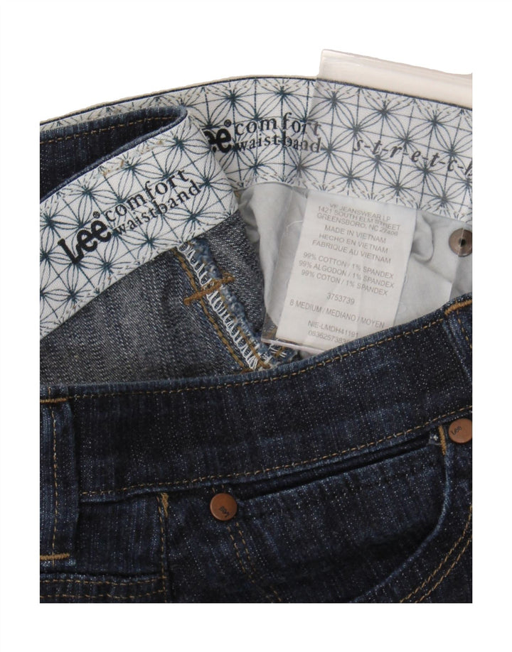 LEE Womens Denim Shorts US 8 Medium W30  Navy Blue Cotton Vintage Lee and Second-Hand Lee from Messina Hembry 