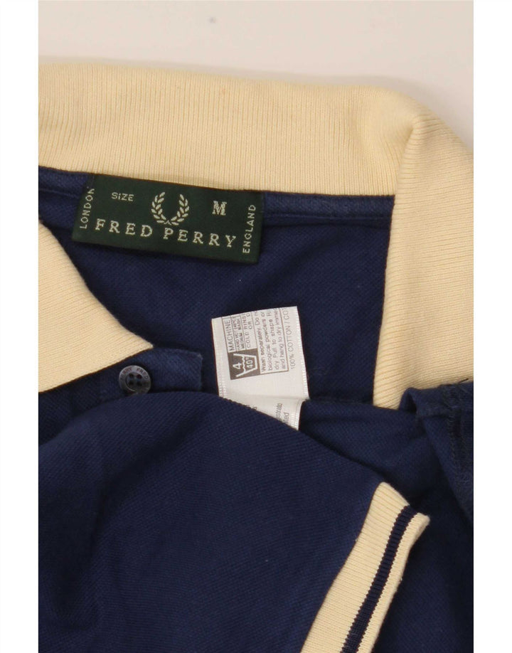 Fred Perry Herre poloshirt Medium Marineblå Colourblock Bomuld