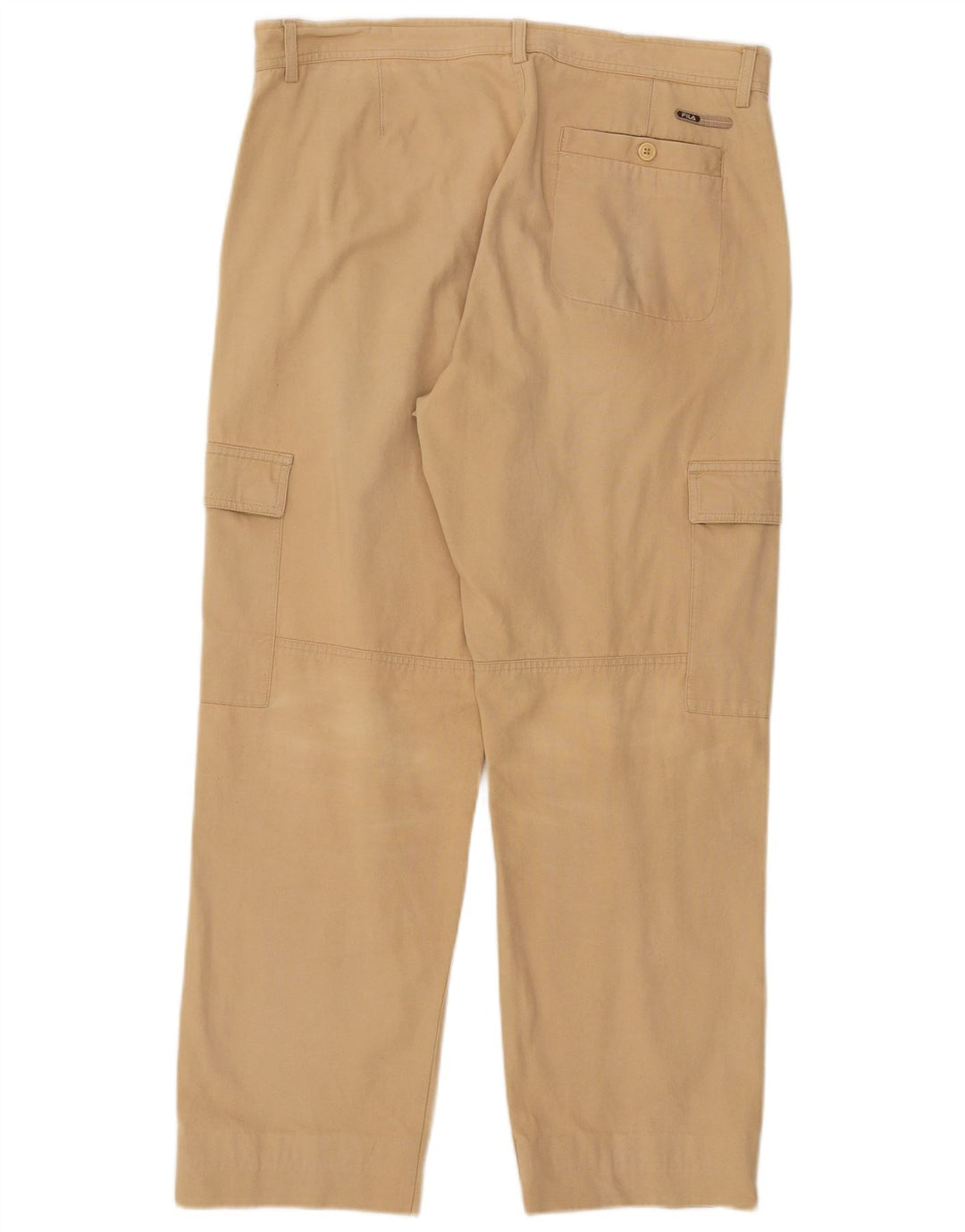 Fila Herre Straight Cargo Bukser W38 L29 Beige Bomuld