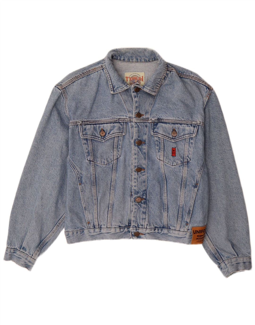 Uniform Herre Type A-1 Denimjakke UK 38 Medium Blue