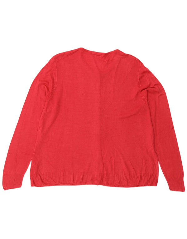 Marks & Spencer Dame Cardigan Sweater UK 22 3XL Pink