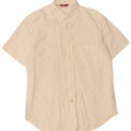 CARRERA Mens Short Sleeve Shirt Large White