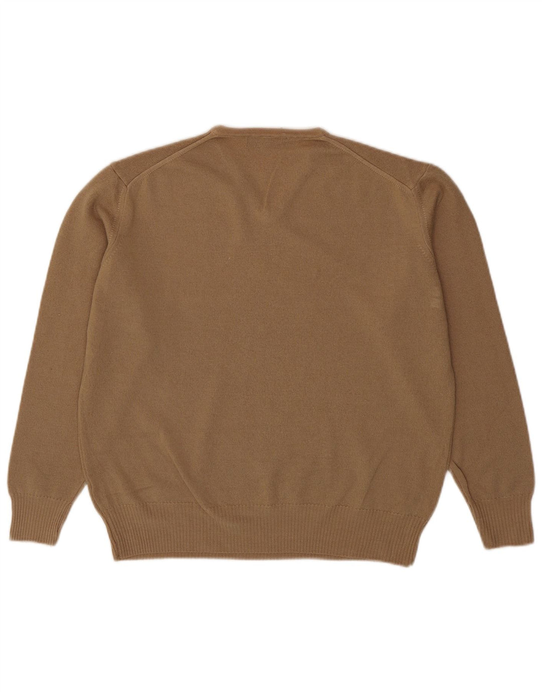 Zara Herre V-hals sweater XL Brun Uld