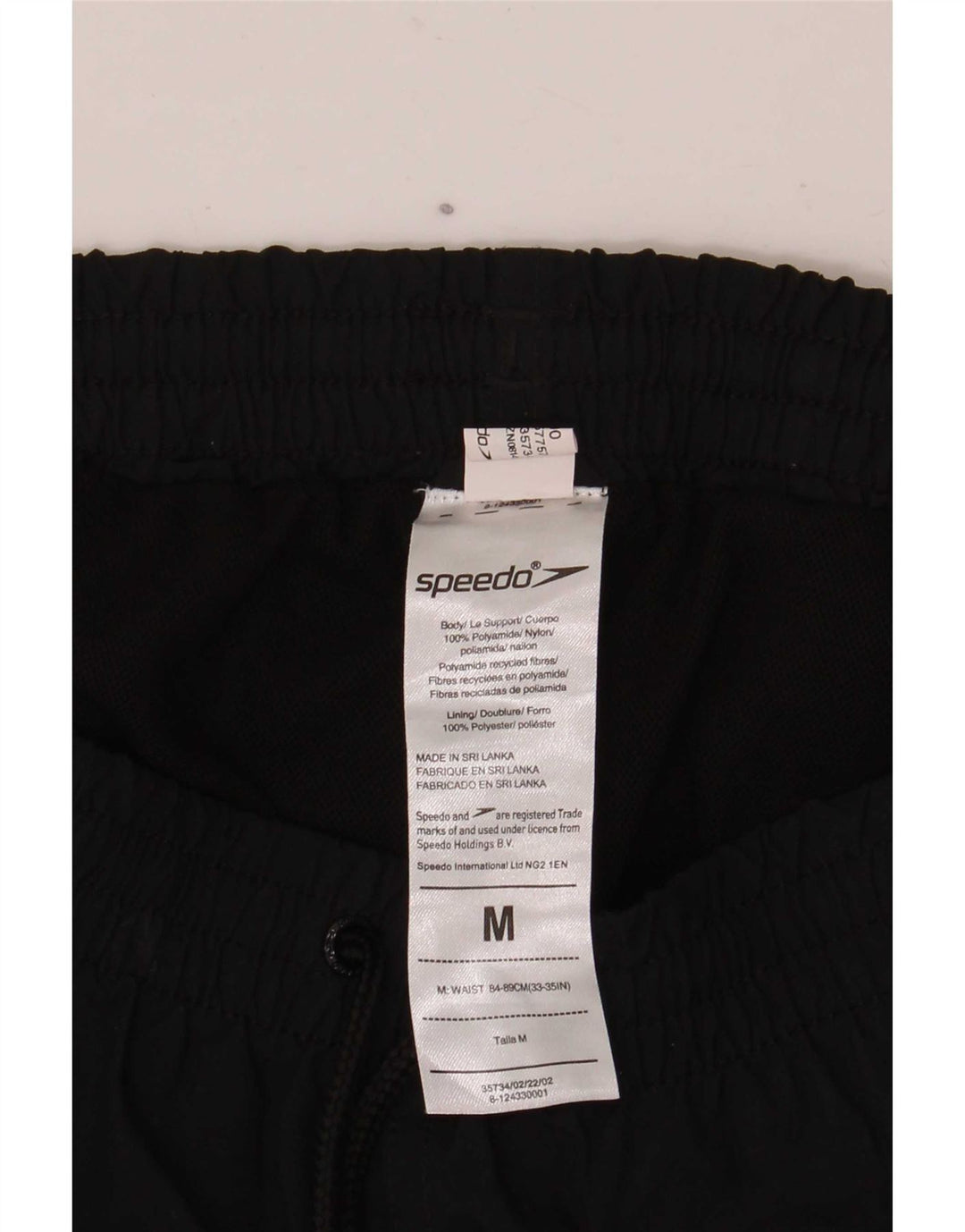 Speedo Badeshorts til mænd mellem sort polyamid
