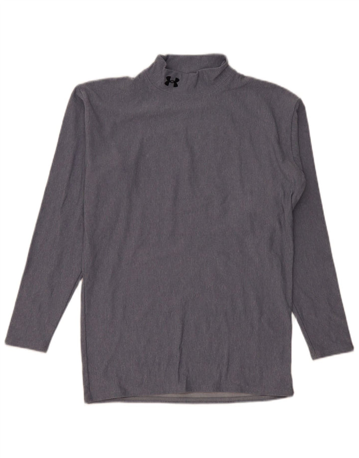 Under Armour Dame Cold Gear Top Langærmet UK 18 XL Grå